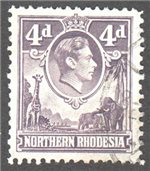 Northern Rhodesia Scott 36 Used